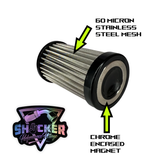 Shocker 8AN ORB 60 Micron 6" Billet Fuel Filter