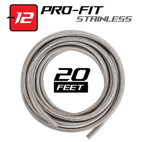 -12AN Shocker PRO-FIT Stainless 20ft Installer Roll