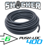 Shocker Push-Loc 6AN 400 Series Hose - 1FT Black