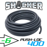 Shocker Push-Loc 6AN 400 Series Hose - 1FT Black