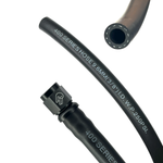 Shocker Push-Loc 8AN 400 Series Hose - 1FT Black