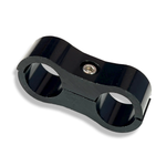 -6AN Black Billet Line Clamp